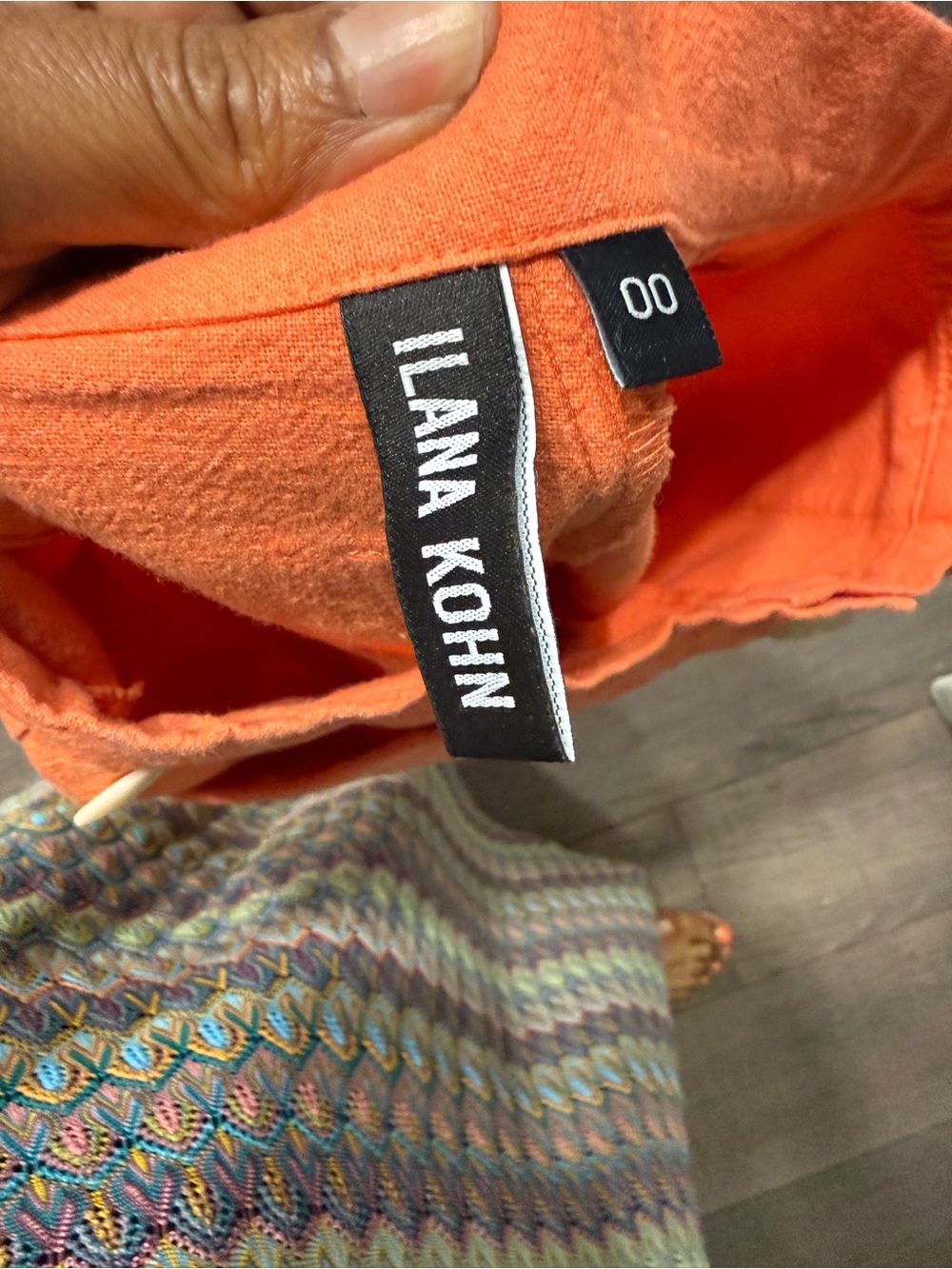 Ilana Kohn Coral-Orange Top
